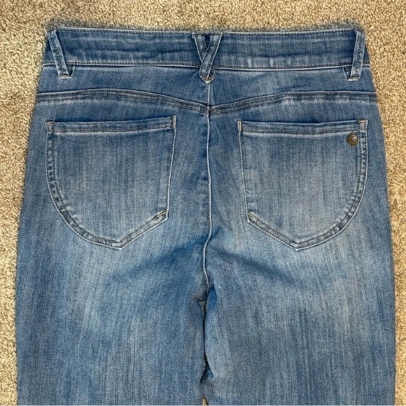 DEMOCRACY "Ab" Technology High Rise Straight Crop Jeans Women's 8 30x27 - Picture 5 of 11